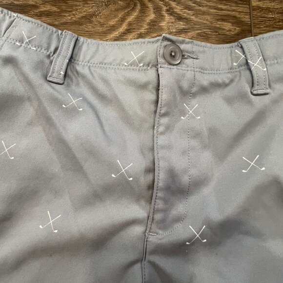 Under Armour Boys Heat Gear Performance Shorts, Golf Print, Gray, Sz 18, Preppy - Picture 4 of 13